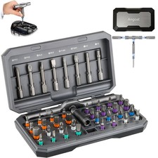 42 in 1 Magnetic Ratchet Screwdriver Set, Multi Bit Screwdriver Set with Deta...
