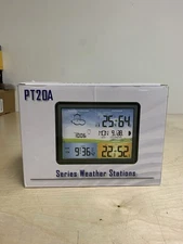 Wireless Weather Station Digital Indoor Outdoor Thermometer with Atomic Clock