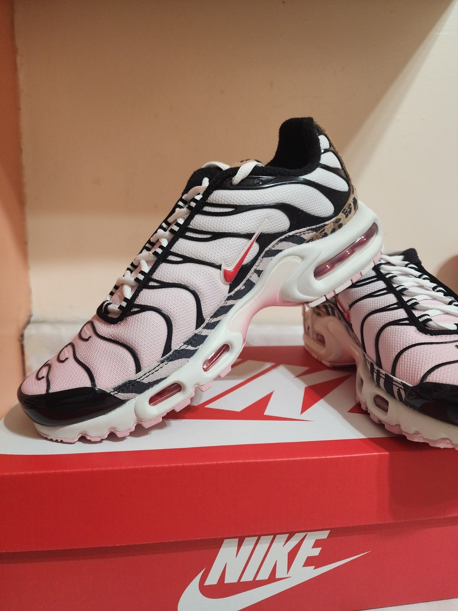 Women' Size 8 Nike Air Max Plus Animal Instinct Leopard Zebra