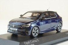Minichamps 1/43 Opel Corsa E 2019 Blue Metallic Diecast Model