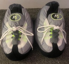 Neon green slippers