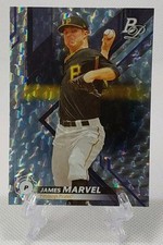 ⚾️2019 bowman platinum JAMES MARVEL (rookie/ice parallel) #TOP-76⚾️ *Pirates*