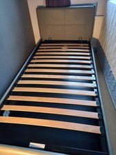 Ottoman Single Bed Hydraulic Lift Storage (with optional mattress & extra slats)