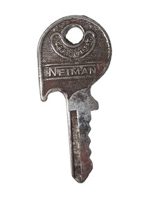 Original Vintage Neiman Key Silver German Made for BMW Motorcycles 3346