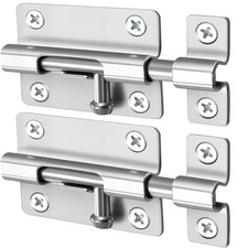 Door Security Slide Latch Lock, Keyless Entry Door Lock, Thickened Heavy Duty...