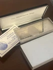 Washington Mint 1996 $100 Silver Proof Certificate 4 Troy Oz 999 Silver Bar