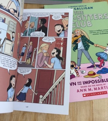 Lot of 5 THE BABY-SITTERS CLUB Graphic Novels Series 1,3,5,11,13