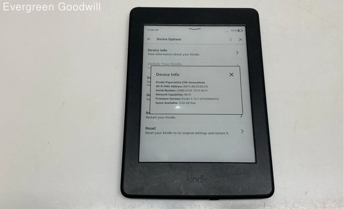 未開封・新品 Kindle Paperwhite Wi-Fi ブラック キャンペーン情報付