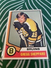 1974-75 Topps - Gregg Sheppard #184 - FREE SHIPPING