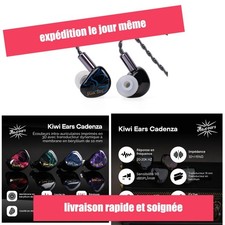 Écouteurs intra-auriculaires Kiwi Ears Cadenza Bleu 10 mm