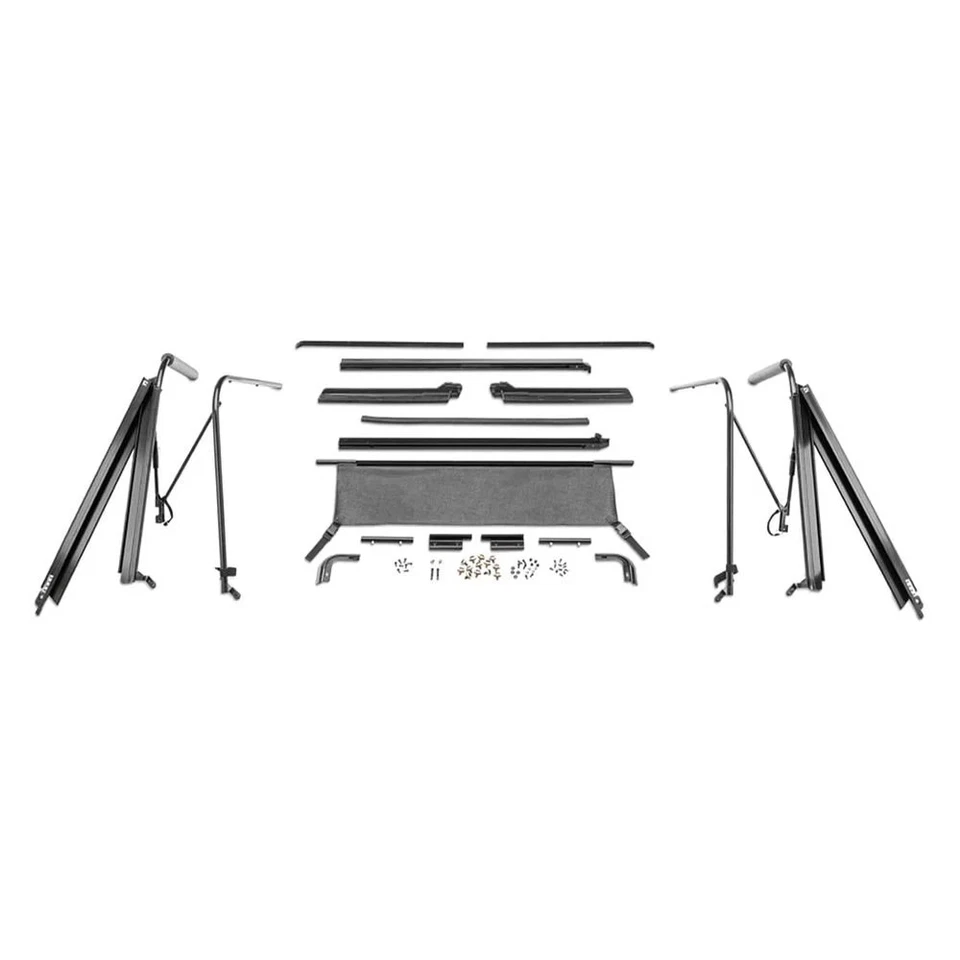 For Jeep Wrangler 1987-1995 Rampage Black Soft Top Hardware Kit — 第 3/4 张图片