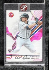 2024 Topps Pristine Pink Pristine Pulsar Refractor 4/15 Parker Meadows #45 b4d
