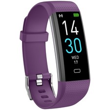 Fitness Tracker with Heart Rate Blood Oxygen Monitor, Activity Purple