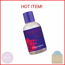 Sliquid Swirl Natural Water Based Lubricant, Strawberry Pomegranate, 4.2 Ounce