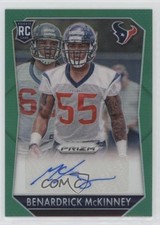 2015 Panini Prizm Rookie Signatures Green 91/99 Benardrick McKinney Auto 0s3