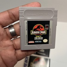 Nintendo Gameboy Jurassic Park Lost World & Part 2 The Chaos Continues w/ Manual