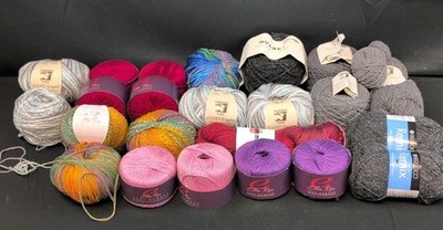 Large Mixed Lot Of Assorted Yarn  Juniper Moon Ella Rae