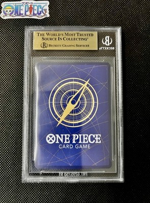 One Piece Card GameP-001 MONKEY.D.LUFFY "CHIPPED" ALT ART Graded BGS  9.5 | eBay