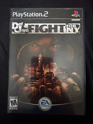 Def Jam Fight for NY PS2 Playstation 2 Black Label CIB Complete Tested Working