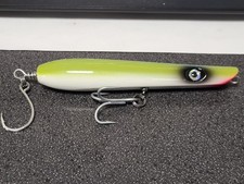 1 - 247 Lures Mini Sea Special-Flat Bottom Pencil OLIVE/WHITE  - 5.5" ~1.5oz