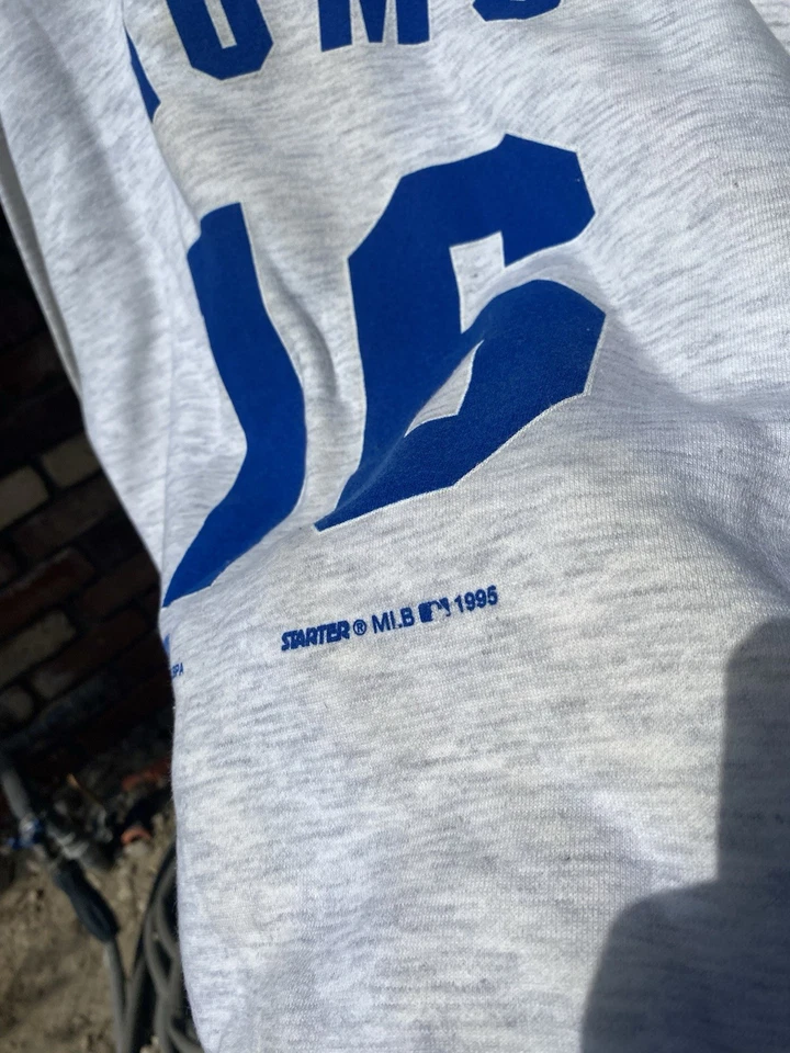 Suéter de Colección Starter 1995 Los Angeles MLB Dodgers Cuello Redondo Hideo Nomo Nuevo con Etiquetas M Foto 4 de 4