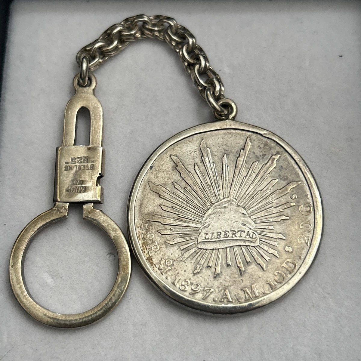 Silver 1897 Year Second Republic of Mexico Coins (1867-1905) for