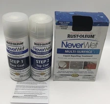 1-Rust-Oleum NeverWet Frosted Clear Moisture Repelling Treatment Metal 18oz Kit