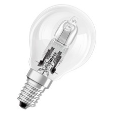 Osram Eco Halogen Tropfen Glühbirne 46W = 60Watt E14 klar Kugel warmweiß dimmbar