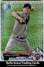 2017 Bowman Thomas Szapucki #BCP138 New York Mets Chrome Prospects Mojo MLB