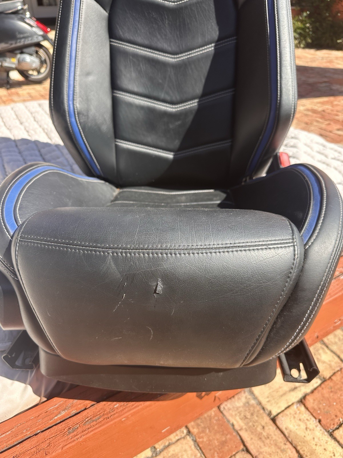 Maserati Granturismo 2015 Front Seats Covers and Back Panels Only (No Seats).