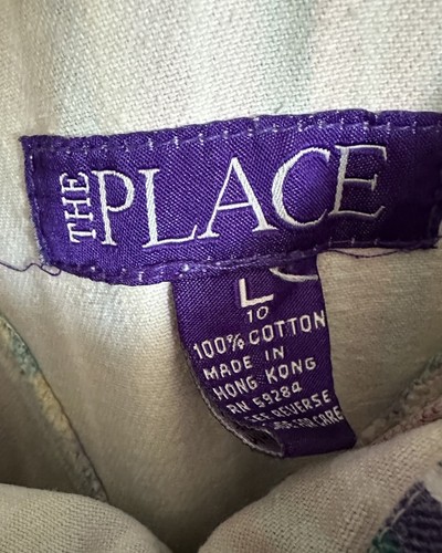 The Children’s Place Vintage Bib Overalls Multicolor Denim Girls Size 10 - Picture 6 of 8