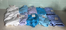 Lot of 10 NWT VTG Simply Basic Cotton Briefs Panties Size 10 Deadstock Retro