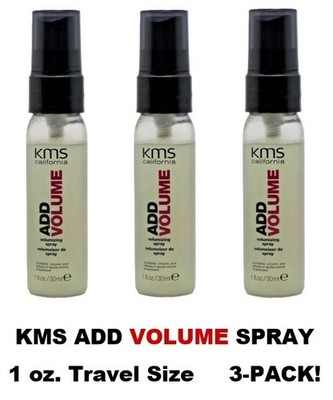 KMS Add Volume Volumizing Spray 1 oz. Travel Size  *3-PACK*  Fast Free Shipping!