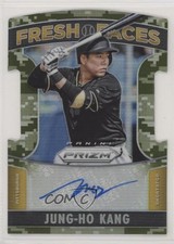 2015 Panini Prizm Fresh Faces Signatures Camo 22/199 Jung-Ho Kang #23 Auto 0a1