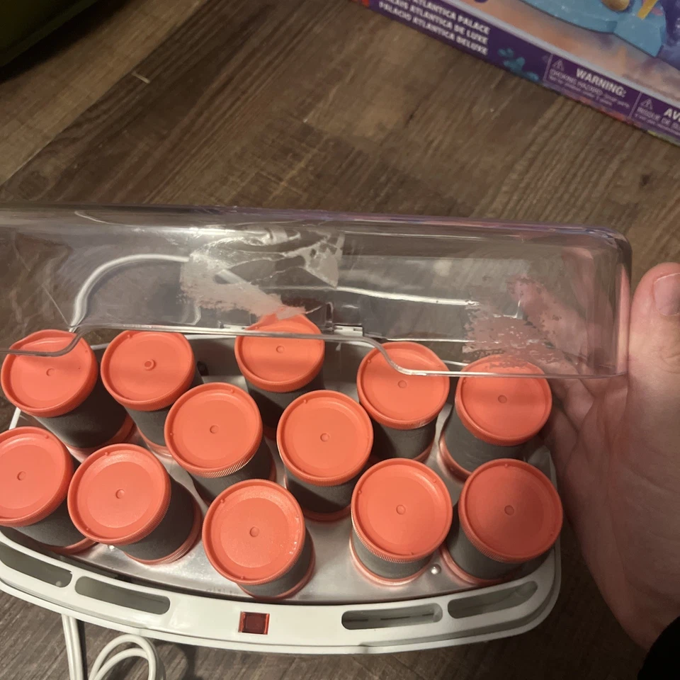 Conair More Big Curls Pink 1.5” Velvet Hot Rollers/Waves NO CLIPS Model CHV12NR - Image 3 of 4