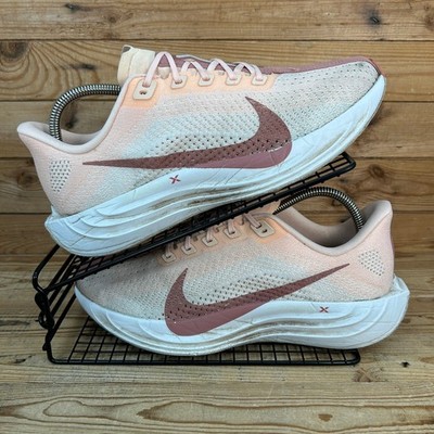 Nike Turnschuhe Damen UK 8,5 Air Zoom X Pegasus Plus Crimson Tint Red Sunset Run