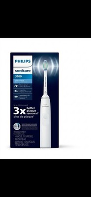 Philips Sonicare 3100 Rechargeable Sonic Power Toothbrush White HX3681 BRAND NEW