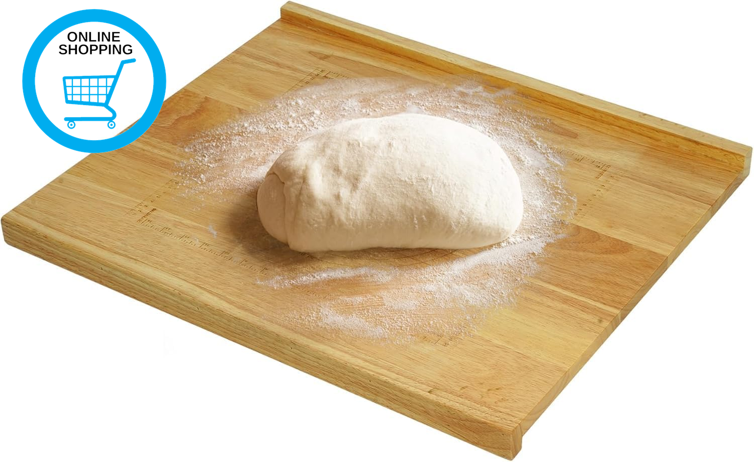 Wooden Cutting Chopping Board with Measurements Large Cutting Board with Double