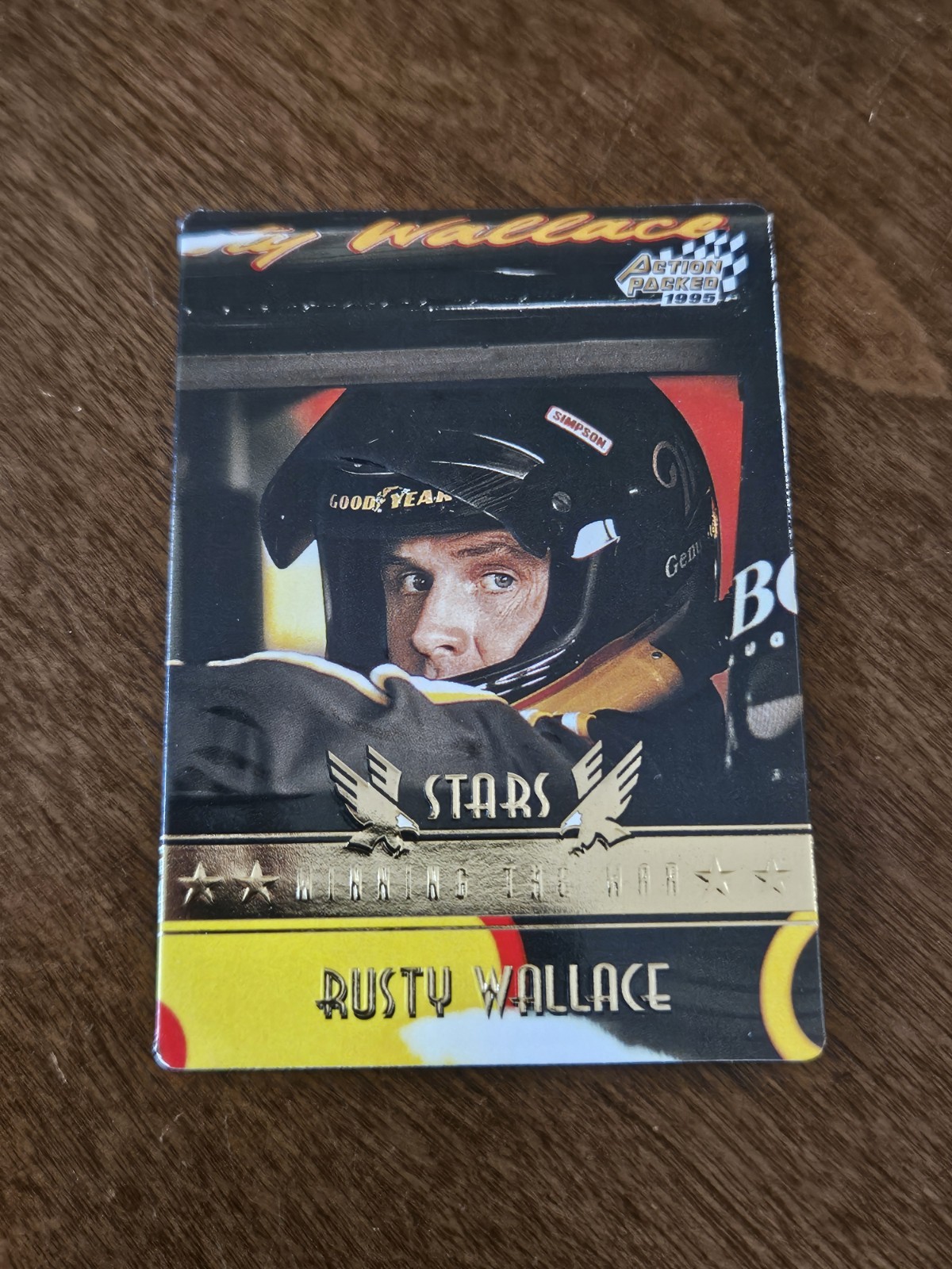 Rusty Wallace Penske Racing South 1995 Action Packed Winston Cup Stars #76
