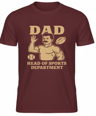DAD Head of Sports Dept T-Shirt Father's Day Gift - Gym Tee Coach Present Idea