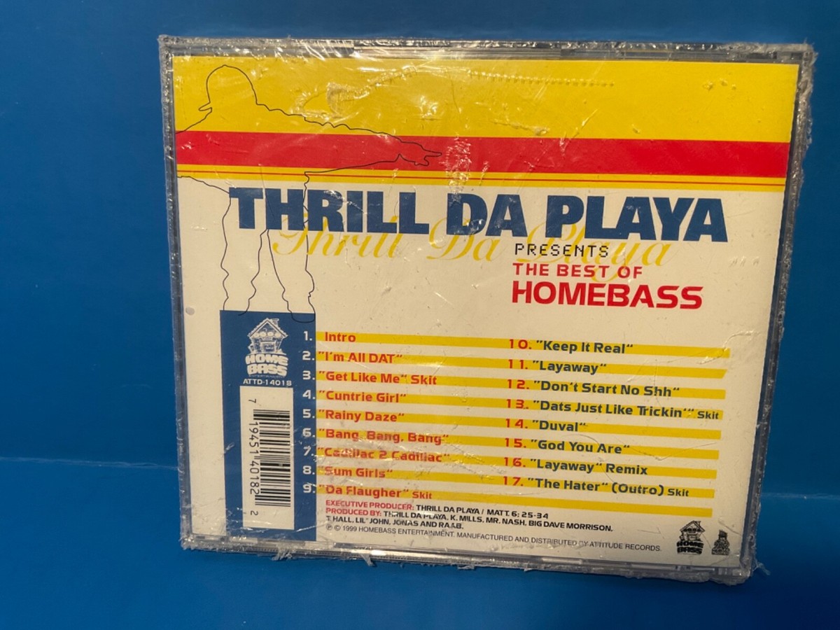SEALED - THRILL DA PLAYA - The Best of Homebass vol.#1 - RAP/ G