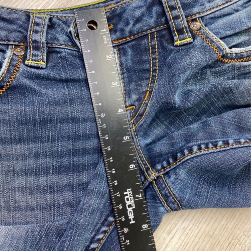 Silver Jeans Womens Tuesday Boot Cut Denim Blue Pockets Embroidered 25/31 - Picture 9 of 10