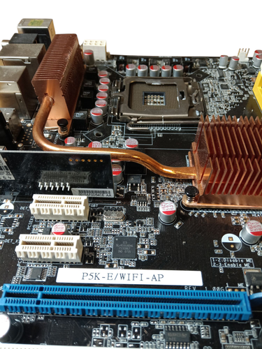 Placa madre ASUS P5K-E/WIFI-AP Intel P35 DDR2 LGA 775 ATX probada funciona muy bien - Imagen 3 de 4