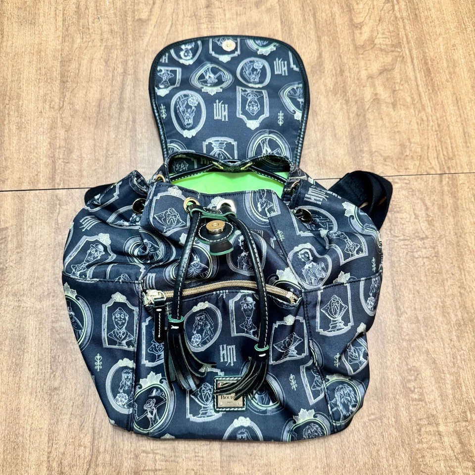 Disney Park Dooney & Bourke Haunted Mansion Backpack GREAT SHAPE! - Image 2 of 4