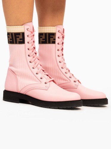 Fendi Rockoko Rosa Chelsea Socks Combat 