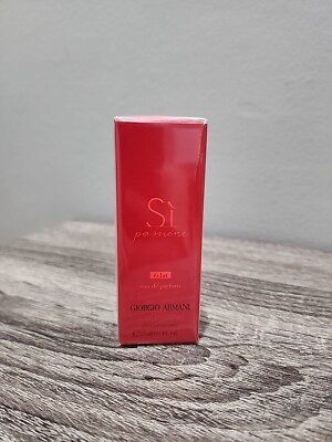 GIORGIO ARMANI SI PASSIONE ECLAT EAU DE PARFUM TRAVEL SIZE 15 ML / 0.5 FL OZ NEW