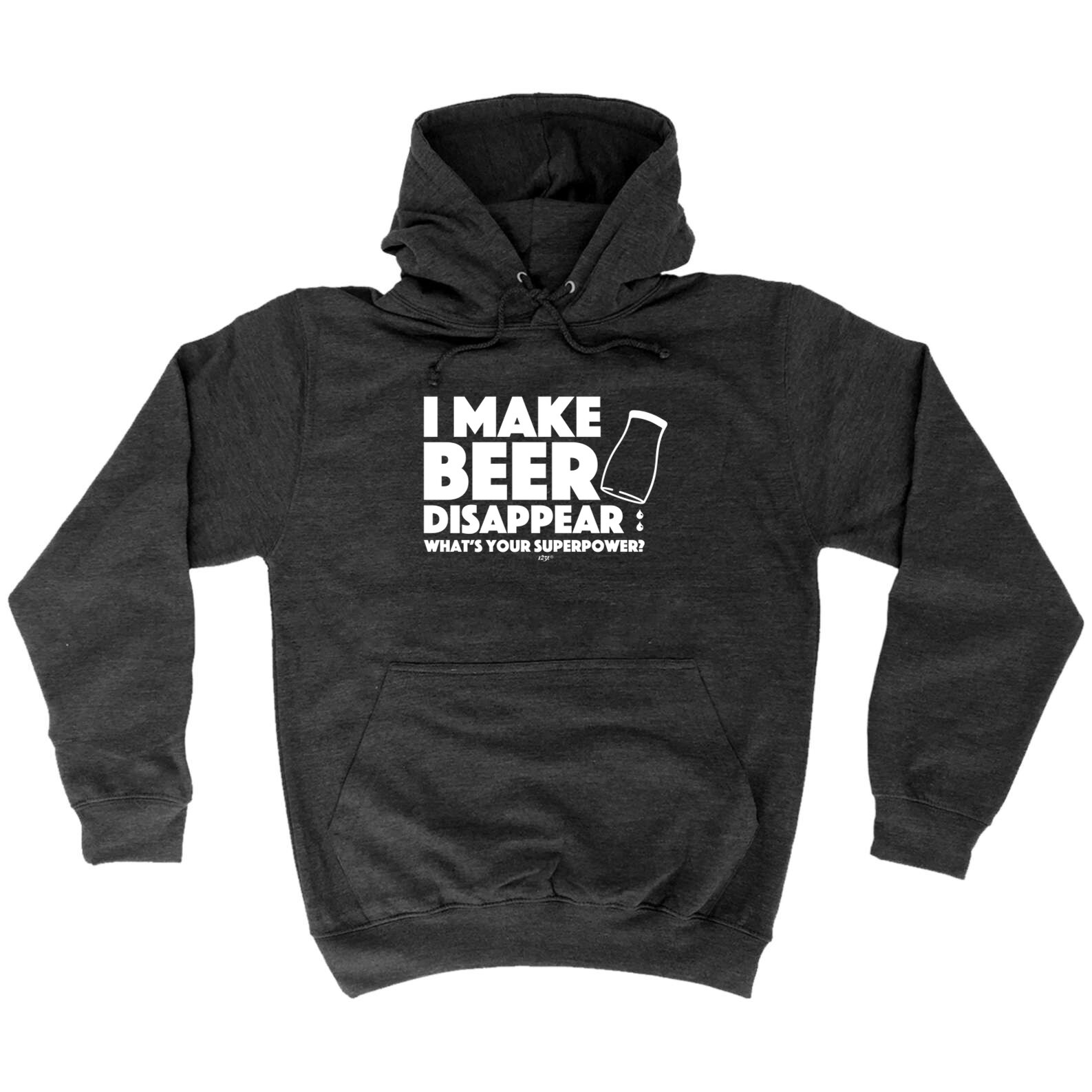 Make Beer Disappear Whats Your Superpower - Novelty Mens Funny Hoodies Hoodie