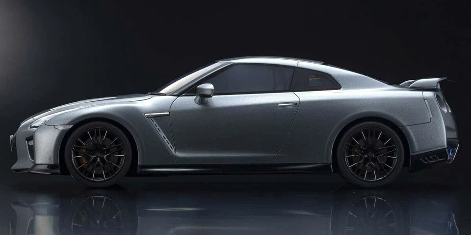 1:18 KYOSHO 2020 NISSAN GT-R GRAY KSR18044GR-B SAMURAI JAPAN LIMITED EDITION - Image 2 of 4