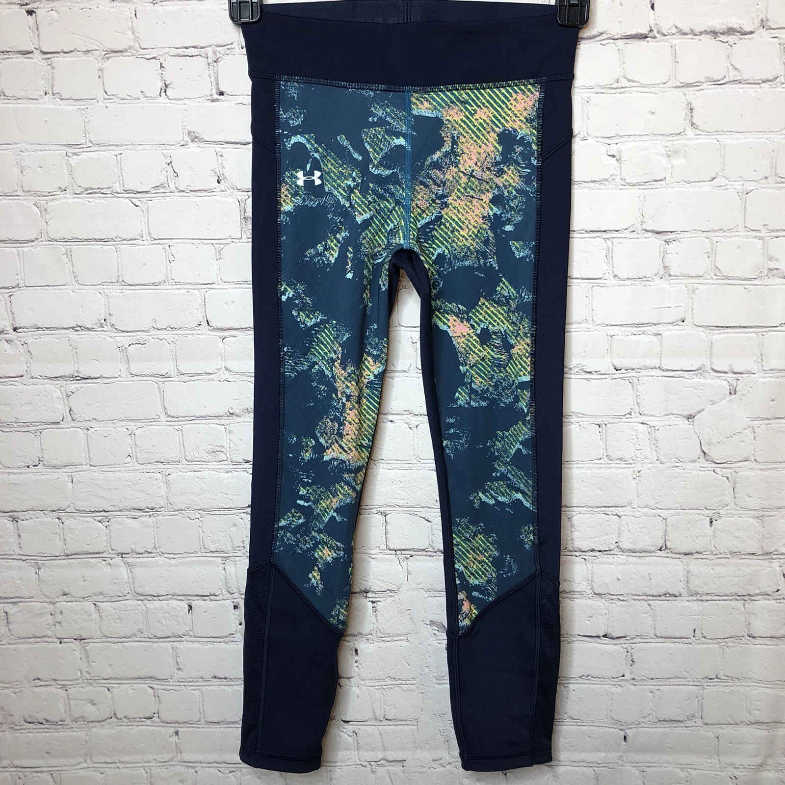 Under Armour Heat Gear Women's Reversible Fitness Leggings 1298250-953 Size S