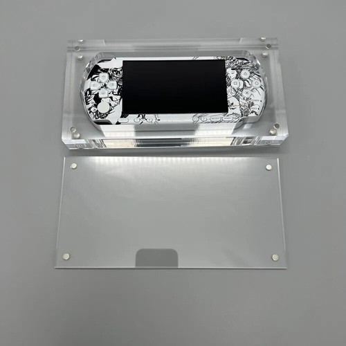 Case Display For PSP 1000 PSP 2000 PSP 3000 Acrylic Magnetic Show Box Clear - Picture 6 of 14